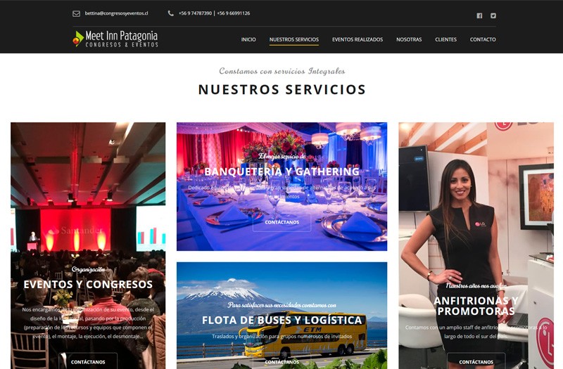 Congresos & Eventos - WDesign - Diseño Web Profesional