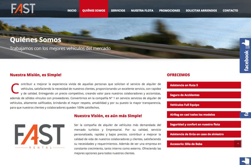 Fast Rental  - WDesign - Diseño Web Profesional