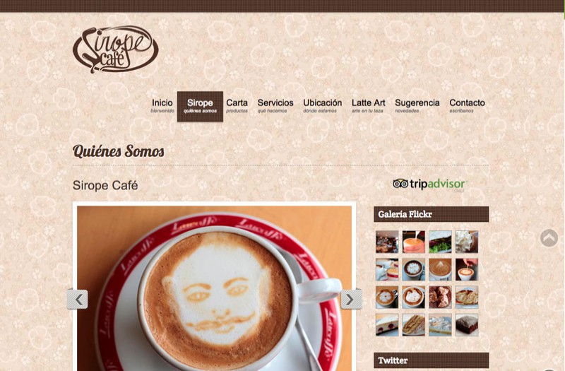 Sirope Café - WDesign - Diseño Web Profesional